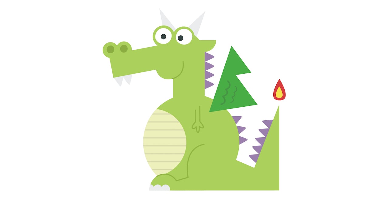 cute dragon drawings for kids