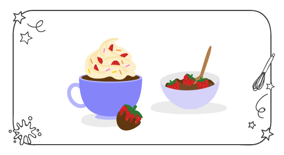 strawberry hot chocolate