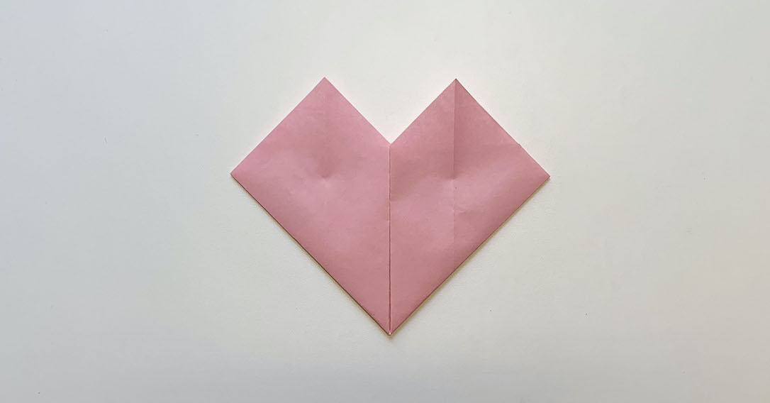 fold the left and right edges into the centre