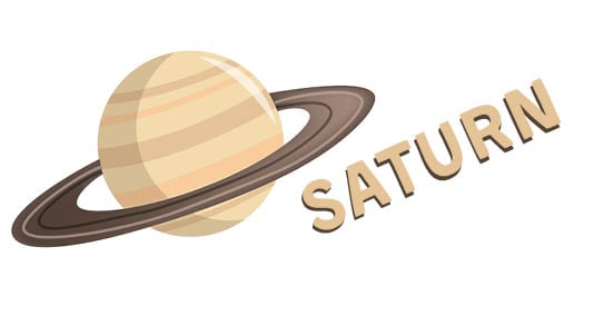 Planets for kids Saturn